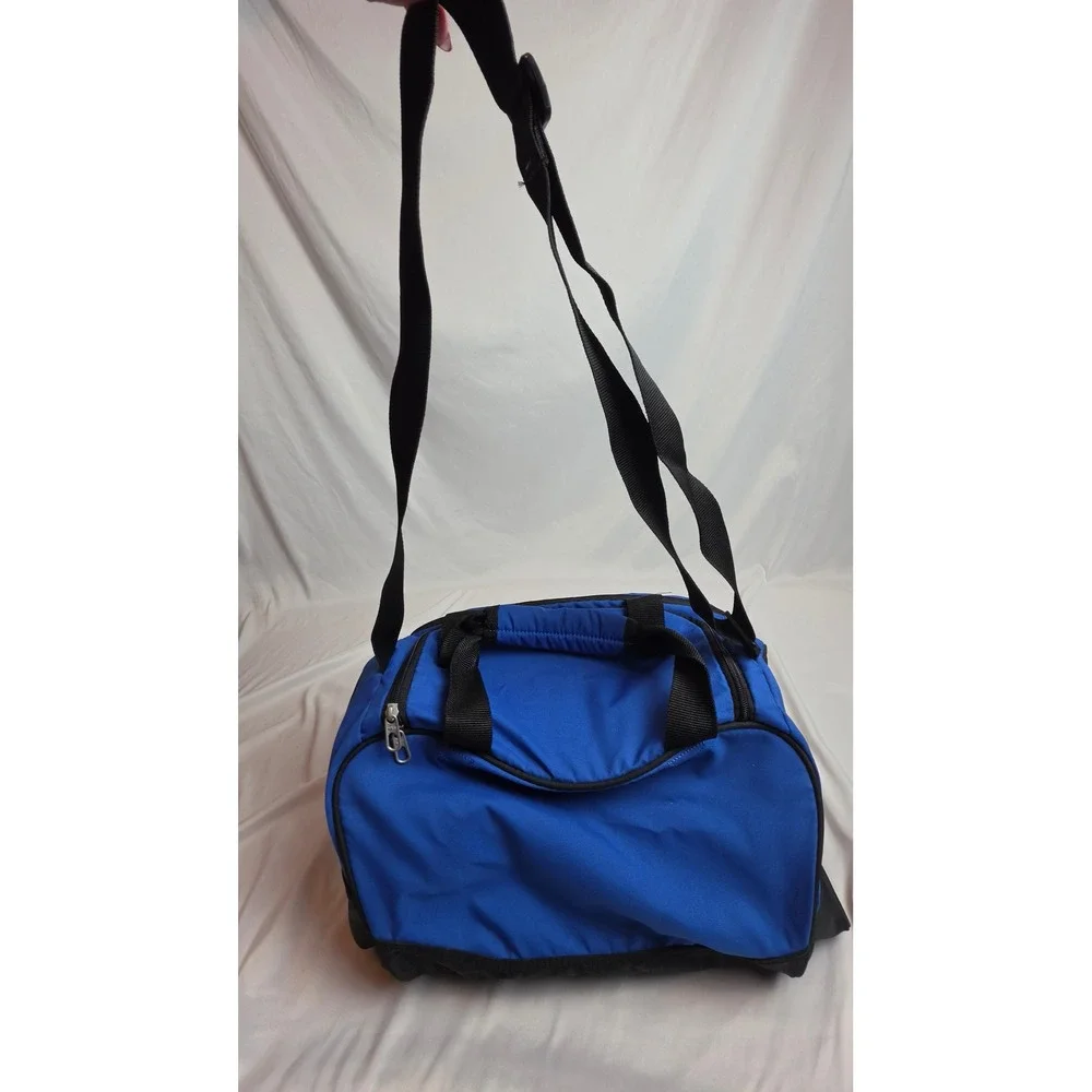 Nike Brasilia 5 Small Duffel Bag Royal Blue Black Gym Travel Duffle BA3234-401